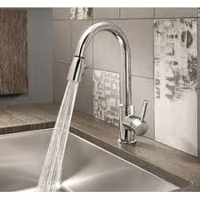 Robinet De Cuisine 1 Levier A Deux Jets Avec Bec Retrectable Les Centres De Renovation Patr Kitchen Faucet Single Handle Kitchen Faucet Black Kitchen Faucets