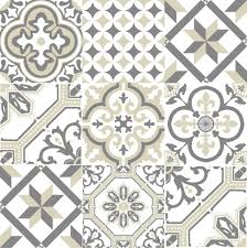 Avec leurs motifs anciens, le carrelage mosaïque donne une ambiance retro à votre décoration. Credence Adhesive Carreaux De Ciment Ginette Beige 60x200cm Vinyle Adhesif