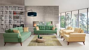 Pastel Yesil Koltuklar Oturma Odasi Dekorasyonu Mobilya Tasarimi Oturma Odasi Tasarimlari
