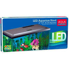 Aqua Culture 10 Gal Fish Tank Hood With Led Light Walmart Com Aquarium Hood 55 Gallon Aquarium Fish Tank Lights