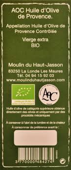 L Huile D Olive Au Moulin Du Haut Jasson A La Londe Les Maures Moulinduhautjasson Com Huile D Olive Etiquette Huile D Olive Olives