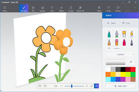 Convert A 2d Drawing Into 3d Art With Microsoft S Paint 3d Program Microsoft Paint Paint Program Painting