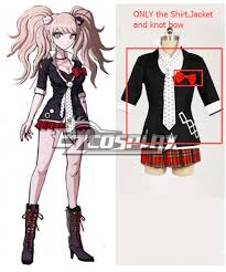 Dangan Ronpa Junko Enoshima Cosplay Costume Without Skirt And Tie Junko Enoshima Dangan Cosplay Outfits Cosplay Costumes Cosplay Dress