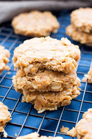 3 Ingredient No Bake Peanut Butter Oatmeal Cookies V Gf Df A One Bowl Reci Vegan Peanut Butter Cookies Peanut Butter Oatmeal Cookies Vegan No Bake Cookies