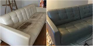 Customer Results Restoring A White Leather Sofa White Leather Sofas Leather Sofa Sofa Colors