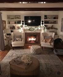 36 Stunning Family Room Ideas With Fireplace Paijo Network Farm House Living Room Cottage Living Rooms Living Room With Fireplace