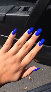 Porcelana blue requires no roughing of the natural nail bed. Royal Blue Insta Dsea Makeup Daniela Sea Acrylicnails Blue Gel Nails Blue Nails Gel Nails