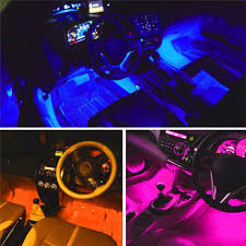 Luke Car Car Interior Atmosphere Light 12 Led 7 Colors Luke Car Car Led Lights Car Interior Car Led