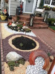 30 Wonderful Diy Ideas With Stone Flower Beds My Desired Home Stone Flower Beds Front Yard Garden Design Garden Decor