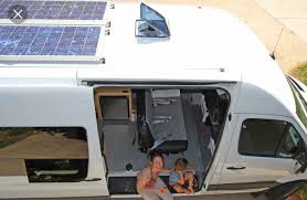 Bench Seat And Captains Chairs Put A Removable Table In Between Boom Rv Solar System Sprinter Camper Sprinter Rv