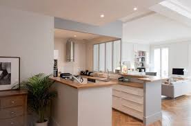 Cuisines Semi Ouvertes Sur Le Salon Ou La Salle A Manger Cuisine Semi Ouverte Amenagement Cuisine Style Cuisine