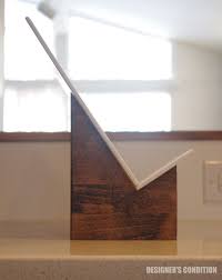 Cookbook Stand Designer S Condition Diy In 2019 Cook Book Stand Diy Book Stand Recipe Book Holders