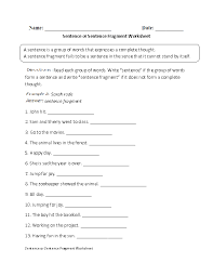Fragments vs full sentences worksheets. Pin On Esl