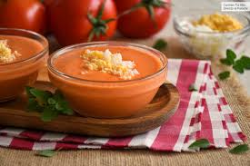 Como Hacer Salmorejo Sin Pan Receta Sin Gluten Y Apta Para Dietas De Control De Peso Recetas De Comida Recetas De Cocina Faciles Gazpacho Receta