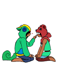 Brawl stars best animation compilation #22. Another Sketchy Thing With Leon And Nita Brawlstars