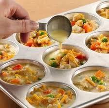 Impossibly Easy Mini Chicken Pot Pies Recipes Food Yummy Food