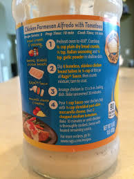 Ragu Chicken Parmesan Alfredo With Tomatoes Chix Breasts Italian Bread Crumbs Italian Seasoning Garlic Powder R Chicken Parmesan Ragu Chicken Alfredo Ragu