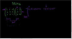 Matrix Multiplication Example Matrix Multiplication Math Videos Maths Exam