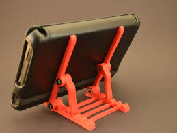 Robust Adjustable Tilt Tablet Stand By Inhale3d Thingiverse Iphone Stand Tablet Stand Phone Stand