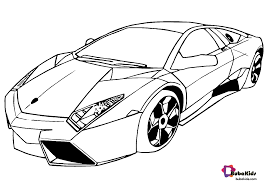 Free Download And Printable Super Car Coloring Page Collection Of Cartoon Coloring Pages For Cars Coloring Pages Race Car Coloring Pages Sports Coloring Pages