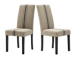 Modern Upholstered Stripe Dining Chair Retro Formal Elegant Dining Chairs With Navy Blue Stripe Pattern Set Dining Chairs Elegant Dining Fabric Dining Chairs