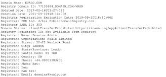 Gdpr Changes To The Domain Whois Database Kualo