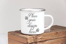 Metal Cup Enamel Tin Mug Mockup Psd Free Packaging Mockup Design Mockup Free Metal Cups