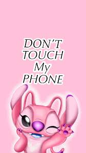 Angel Stitch Don T Touch My Wallpaper Cartoon Wallpaper Iphone Dont Touch My Phone Wallpapers Wallpaper Iphone Neon