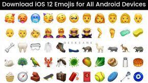 In This Post Of Geeksane You Will See Download And Install Ios 12 Emojis For Android Devices We Would Also Be Covering On Ios Emoji Android One Android Emoji