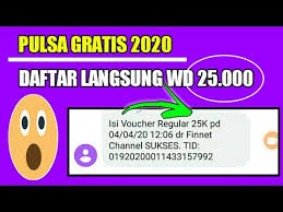 Setelah itu anda hanya memerlukan sms dengan format qb200k2 ke nomor 363, nantikan anda. Cuma Daftar Langsung Dikirim Pulsa Gratis 25 000 Setiap Hari 2020 Apk Penghasil Pulsa Gratis 2020 Youtube
