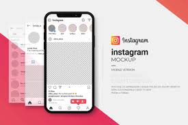 Instagram Mock Up Template Instagram Mockup Instagram Template Social Media Template