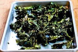 Roasted Kale Chips With Sea Salt And Vinegar Kalyn S Kitchen Recipe Roasted Kale Chips Kale Chip Recipes Whole Food Recipes