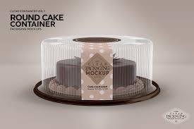 Cake Container Packaging Mockup Packaging Mockup Cake Branding Candy Packaging