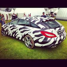 Mercedes Cls Shooting Break Amg Cow Zebra Version Goodwood Mercedes Cls Goodwood Goodwood Festival Of Speed