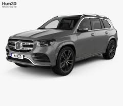 3d Model Of Mercedes Benz Gls Class Amg Line 2019 Benz Mercedes Benz Mercedes