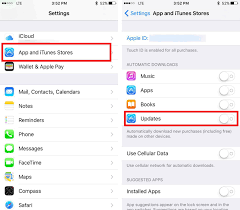 How To Turn Off Automatic App Updates In Ios 9 Settings App App Software Update