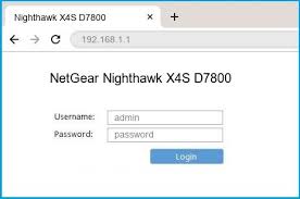 192 168 1 1 Netgear Nighthawk X4s D7800 Router Login And Password
