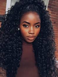 To grow an afro, you need plenty of curl length. Long Curly Weave Hairstyle Curly Weave Hairstyles Hair Styles Curly Hair Styles