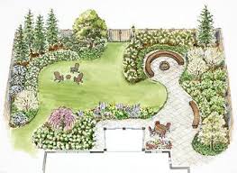 Day Or Night This Landscape Plan Offers The Amenities You Need For Large And Small Outdoor Gatherings Landscape Plans Landscape Design Plans Backyard Layout