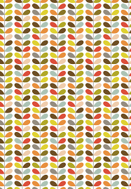 Orla Kiely Multi Stem Vintage Flowers Wallpaper Retro Pattern Print Patterns
