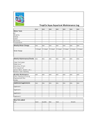 Freshwater Maintenance Tracker Aquarium Maintenance Maintenance Fresh Water