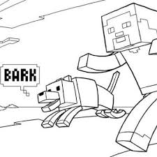 Minecraft Coloring Pages Dog Minecraft Coloring Pages Coloring Pages Minecraft