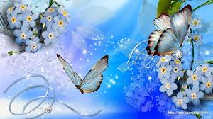 Desktop Wallpaper Hd 3d Full Screen Flowers 3 Blue Flower Wallpaper Flower Wallpaper Unicorn Wallpaper Cute