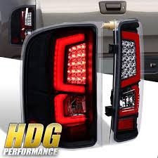 07 13 Silverado 1500 New Generation Led Red C Streak Tail Lights Black Housing Silverado Silverado 1500 07 Chevy Silverado
