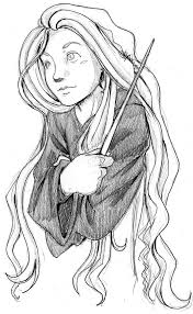 Harry Potter Para Colorear Luna