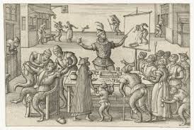 The Singerie Monkeys Acting As Humans In Art Art Woodcut Painting