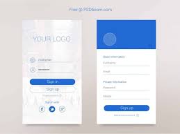 Pin On Free Login Screen Designs With Psd