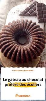 Gateau Au Chocolat Des Ecoliers Recette Gateau Chocolat Recette Gateau Chocolat Gateau Facile Et Bon