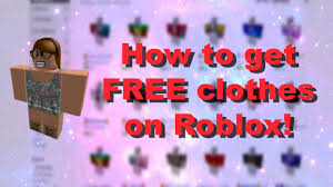 How To Get Free Clothes On Roblox 2019 Youtube