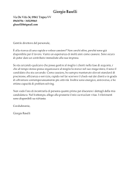 Esempio Lettera Di Presentazione Cassiera Modello Lettera Di Presentazione Cassiere Livecareer